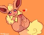 anus butt feet female feral fluffy fluffy_tail genitals heart_symbol hindpaw neck_tuft pawpads paws presenting pussy simple_background solo tail tuft fluffydasher nintendo pokemon eeveelution flareon generation_1_pokemon pokemon_(species) 5:4 digital_media_(artwork) low_res pixel_(artwork)