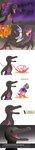 ambiguous_gender female fire text theblackballade nintendo pokemon galarian_form galarian_slowking generation_5_pokemon generation_7_pokemon generation_8_pokemon mienshao morpeko perrserker pokemon_(species) regional_form_(pokemon) salazzle absurd_res comic english_text hi_res long_image tall_image