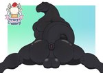 anthro anus balls big_balls big_butt butt genitals looking_back male pose presenting presenting_hindquarters puffy_anus raised_tail rear_view solo spread_legs spreading tail 1ceberg black_betty_(meme) komodo_dragon lizard monitor_lizard reptile scalie absurd_res hi_res meme