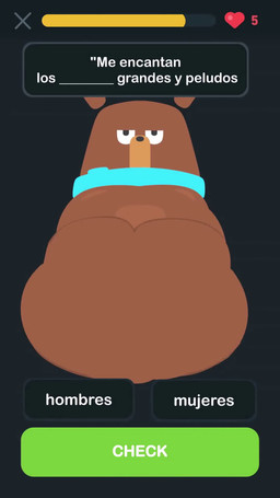 anthro anus balls big_balls big_butt big_penis black_eyes black_nose blue_scarf brown_body brown_ears brown_fur brown_skin brown_tail butt exclamation_point fur gameplay_mechanics genitals group half-closed_eyes hand_on_leg hand_on_own_leg heart_symbol looking_pleasured male male/male moobs multicolored_body multicolored_fur narrowed_eyes obese obese_anthro obese_male overweight overweight_anthro overweight_male penis penis_on_face presenting presenting_anus presenting_hindquarters progress_bar pubes rear_view scarf short_tail sitting spread_legs spreading tail tan_body tan_skin teeth text text_box these_aren't_my_glasses thick_thighs trio two_tone_body two_tone_fur x_anus bootydox mykendyke_(va) duolingo falstaff_(duolingo) bear human mammal 2025 2d_animation 9:16 animated artist_name digital_media_(artwork) english_text hi_res short_playtime sound spanish_audio spanish_text url voice_acted webm