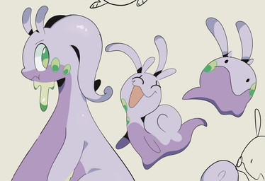 ambiguous_gender antennae_(anatomy) anthro belly big_belly evolutionary_family eyes_closed feral green_eyes grey_background group open_mouth open_smile overweight overweight_ambiguous overweight_anthro pouting puffed_cheeks purple_body side_view simple_background slime smile tail trio wavy_mouth valkenite mythology nintendo pokemon dragon gastropod generation_6_pokemon goo_creature goodra goomy mollusk mythological_creature mythological_scalie pokemon_(species) scalie sliggoo 2025 absurd_res digital_drawing_(artwork) digital_media_(artwork) hi_res sketch sketch_page
