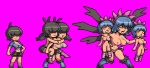 anthro base_one_layout basic_sequence bikini black_hair blue_hair breasts clothed clothing duo female group hair hair_over_eyes linear_sequence one_row_layout pokemorph skimpy solo sprite swimwear three_frame_image three_frame_sequence two-piece_swimsuit wings mechafetus_(artist) paul_robertson nintendo pokemon deino generation_5_pokemon human humanoid hydreigon mammal pokemon_(species) zweilous alpha_channel sequence