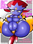 animal_print anthro bikini breasts clothing female legwear solo spread_legs spreading swimwear thick_thighs thigh_highs tiger_print two-piece_swimsuit blazedscarf nintendo pokemon generation_4_pokemon pokemon_(species) weavile 3:4 hi_res