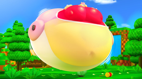 air_inflation anthro belly big_belly body_inflation butt clothing crt crt_monitor female field flower gameplay_mechanics hyper hyper_inflation ineffective_clothing inflation looping_line monobutt motion_lines navel nipple_outline plant puffed_cheeks shrub solo tree waterfall ayaxstudio cindablimp sega sonic_the_hedgehog_(series) amy_rose eulipotyphlan hedgehog mammal 2025 3d_(artwork) digital_media_(artwork) hi_res