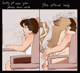 anthro biped blush breasts clothed clothing dialogue duo female female_penetrated hair human_on_anthro interspecies male male/female male_penetrating male_penetrating_female nude open_mouth penetration penile penile_penetration pupils sex shirt side_view simple_background speech_bubble text thick_thighs topwear bonniblair eleanor_(bonniblair) domestic_cat felid feline felis human mammal english_text