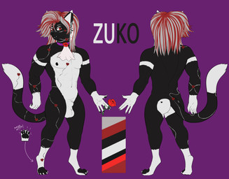 animal_genitalia anthro collar flower genitals male muscular nipples paws plant red_eyes sheath solo booponies conditional_dnp felid feline mammal rose_(disambiguation) absurd_res hi_res reference_image