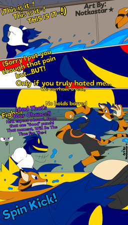 anthro bottomwear close-up cloth clothing duo fight fur inside jumping kick male male/male midair shirt shorts smile stripes swimming_pool t-shirt topwear water conditional_dnp notkastar zatch_(notkastar) felid lizard mammal pantherine reptile scalie tiger 4:7 animated hi_res high_framerate