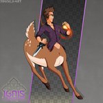 clothed clothing dagger eyewear fire fireball glasses hair hooves male melee_weapon solo weapon frankly-art final_fantasy final_fantasy_xv square_enix ignis_scientia cervine deer deer_taur humanoid_taur mammal mammal_taur taur 1:1