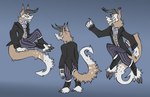 anthro butcher butler drizan male reggiecyuz serial_killer solo tail feralasar demon imp model_sheet