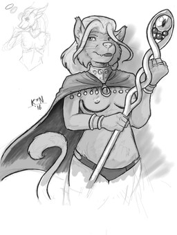 anthro bottomwear bracelet breasts cat_tail cheek_tuft cloak clothed clothing collar digit_ring exposed_breasts facial_tuft female fur gem hair holding_object horn jewelry long_hair looking_at_viewer magic_staff nipples non-mammal_breasts panties ring simple_background smile solo staff tail teeth tuft underwear kazen101 mythology tachyion_(defenbaugh_bahumot) dragon felid feline felis mammal mythological_creature mythological_scalie scalie 3:4 monochrome multiple_images portrait sketch three-quarter_portrait traditional_media_(artwork)