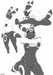 anthro anthrofied breasts eeveelution female headphones monochrome nintendo plain_background pokémon pokémorph sunibee umbreon under_boob video_games
Rating: Questionable
Score: 39
User: Bluey
Date: March 19, 2013