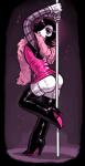 boots clothed clothing crossdressing dancing drag_(fashion) drag_queen femboy footwear glistening gloves hair handwear high_heeled_boots high_heels holding_fixture legwear looking_at_viewer machine male not_furry performance pole pole_dancing shoes solo stripper_pole thigh_boots thigh_highs underwear hotlegmeme undertale undertale_(series) mettaton mettaton_ex humanoid robot 2016 digital_media_(artwork) hi_res