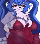 absurd_res anthro big_breasts breasts canid canine clothing confident female filthbrain fox hi_res houdininani lingerie mammal sketch slightly_chubby slightly_chubby_anthro smile smiling_at_viewer smirk smirking_at_viewer solo