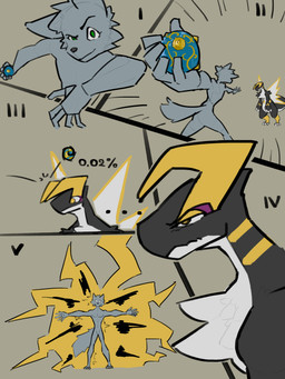 anthro black_body male male/male oral_vore vore yelling_mouse palworld pocketpair orserk pal_(species) 3:4 absurd_res hi_res