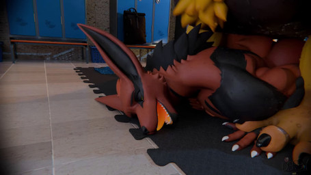 anal anal_penetration anthro bodily_fluids cum duo excessive_cum excessive_genital_fluids genital_fluids male male/male penetration dark-ratchet mythology dergun hel_(shiretsuna) canid canine dragon fox hybrid mammal mythological_creature mythological_scalie scalie animated hi_res long_playtime video