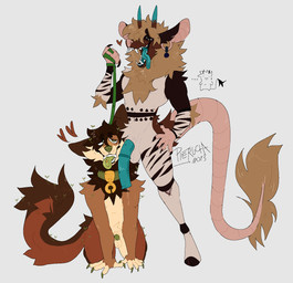 ambiguous_fluids anthro balls bdsm bell blush bodily bodily_fluids claws collar dominant duo erection fangs fluffy fur genitals hair horn kneeling leash male male/male narrowed nude penis petplay piercing ring roleplay saliva smile stripes submissive tail teeth tongue tuft pietrucha193 american_opossum canid canine canis dhole equid equine giraffid hybrid mammal marsupial murid murine okapi rat rodent wolf hi_res