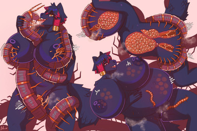 anal anal_penetration anthro anthro_on_feral anthro_penetrated belly bestiality big_belly big_breasts biped black_body black_fur black_hair bodily_fluids breasts cervical_contact cum cum_in_ass cum_in_nipples cum_in_vagina cum_inside cum_splatter egg egg_in_ass egg_in_uterus eggs_in_breast erection female female_anthro female_penetrated feral feral_penetrating feral_penetrating_anthro fur genital_fluids group hair highlights_(coloring) huge_breasts insectophilia inside_breasts internal internal_anal internal_vaginal kissing lying male male/female male_penetrating male_penetrating_female nipple_fetish nipple_penetration nipple_play nipples nude nude_anthro nude_female on_back oviposition penetration penile penile_penetration penis_in_ass penis_in_vagina pregnant pregnant_female red_highlights sex short_hair standing standing_sex vaginal vaginal_penetration x-ray_view bluepanda1 hoki_(joseluisgm) arthropod canid canine canis centipede mammal myriapod wolf 2026 3:2 multiple_scenes