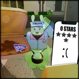 antennae_(anatomy) blush bodily_fluids bottomwear bulge clothed clothing delivery_(commerce) delivery_employee duo femboy first_person_view food_delivery genitals green_body green_skin hat headgear headwear interspecies looking_at_viewer male male_pov musk musky_penis official_alternate_costume pantsless partially_clothed penis pizza_delivery shirt smile sweat sweatdrop text thick_thighs thong topwear underwear visor_cap wide_hips carbdorb forsaken_(roblox) roblox alien_elliot_(forsaken) elliot_(forsaken) alien humanoid robloxian 1:1 2025 3d_(artwork) digital_media_(artwork) english_text hi_res