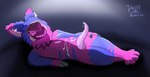 4_claws 4_fingers 4_toes animal_genitalia animal_penis anthro blue_arms blue_body blue_claws blue_ear blue_ears blue_fur blue_hair blue_legs blue_tail bodily_fluids claws cum cum_drip cum_dripping_from_penis cum_on_arm cum_on_belly cum_on_body cum_on_chest cum_on_fur cum_on_own_belly cum_on_own_chest cum_on_own_penis cum_on_penis cum_on_self cumshot dripping ejaculation erection feet fingers fluffy fluffy_ears fur fur_markings genital_fluids genitals hair inner_ear_fluff looking_at_viewer lying machine magenta_body magenta_ears magenta_feet magenta_fur magenta_hair magenta_tail male markings multicolored_body multicolored_fur nude on_back on_side orgasm paws penile penis pink_penis protogen_visor purple_arms purple_body purple_ear purple_ears purple_feet purple_fur purple_hair purple_hand purple_hands purple_legs purple_paws purple_tail simple_background smile solo tail tapering_penis text toes tuft two_tone_body two_tone_fur tanza3d tanza_(tanza3d) protogen 2025 absurd_res artist_name colored digital_drawing_(artwork) digital_media_(artwork) hi_res shaded signature url watermark
