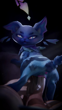 animal_genitalia anus bestiality blue_body blue_fur bodily_fluids butt duo female female_penetrated feral feral_penetrated fur genital_fluids genitals human_on_feral human_penetrating human_penetrating_feral interspecies male male/female male_on_feral male_penetrating male_penetrating_female male_penetrating_feral nude penetration penile penile_penetration penis_in_vagina sex tail teeth vaginal vaginal_fluids vaginal_penetration vulva vorlexi_(artist) league_of_legends riot_games tencent cyber_cat_yuumi yuumi_(lol) domestic_cat felid feline felis human mammal 3d_(artwork) 3d_animation 4k 9:16 absurd_res animated animated_webp digital_media_(artwork) hi_res