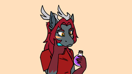 anthro clothed clothing female potion species_transformation swallowing transformation linxv mythology misuta_kyatto domestic_cat dragon eastern_dragon felid feline felis mammal mythological_creature mythological_scalie scalie undead 16:9 2d_animation animated frame_by_frame widescreen