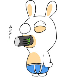 ambiguous_anthro ambiguous_gender anthro black_eyes can_in_mouth clothed clothed_ambiguous clothed_anthro clothing derp_eyes featureless_hands featureless_legs fur lidded_eyes long_ears no_eyebrows noseless object_in_mouth short_legs simple_background solo standing tan_body tan_eyelids tan_inner_ear tan_skin text topless topless_ambiguous topless_anthro white_background white_body white_fur osirisky monster_energy raving_rabbids rayman_(series) ubisoft lagomorph mammal rabbid 1:1 2021 colored digital_drawing_(artwork) digital_media_(artwork) full-length_portrait japanese_description japanese_text portrait shaded translation_request