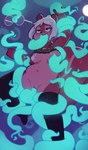 anthro biped blush breasts clothing female fur genitals hair legwear looking_pleasured moon night pussy sex solo tentacle_sex tentacles thigh_highs eerieviolet valerie_(shortwings) mammal rodent sciurid tree_squirrel 2018 digital_media_(artwork) teal_theme