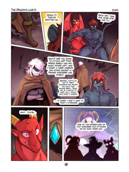 7_panel_comic anthro black_text boots clothed clothed/nude clothing dialogue footwear fur group hair hand_over_crotch horn looking_at_another male markings muscular muscular_anthro muscular_male nipples nude nude_anthro nude_male pecs red_body robe shoes speech_bubble spots spotted_body spotted_fur tail talking_to_another teeth text trio white_hair zourik mythology red_dragon_(zourik) roy_(zourik) zuny_(zourik) aquatic dragon felid fish mammal mythological_creature mythological_scalie pantherine scalie shark winged_dragon 3:4 absurd_res comic digital_media_(artwork) english_text hi_res multiple_scenes translation_check translation_request