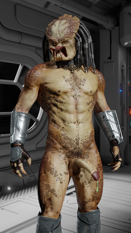 abs balls bodily_fluids colored_cum cum cum_on_penis dreadlocks genital_fluids genitals green_cum hair male muscular penis solo unusual_bodily_fluids unusual_cum unusual_genital_fluids someniceguy predator_(franchise) alien alien_humanoid humanoid yautja 3d_(artwork) 9:16 absurd_res digital_media_(artwork) hi_res huge_filesize
