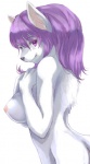 anthro breasts female nipples solo kogarah legend_of_mana mana_(series) square_enix sierra_(mana) canid canine canis domestic_dog mammal