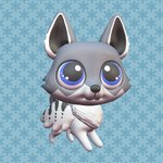 all_fours ambiguous_gender big_head blue_eyes chest_tuft feet feral fur grey_body grey_fur pointy_ears prick_ears small_feet snout solo spinning standing style_emulation tail toony tuft white_body white_fur wings birdiebeanz hasbro littlest_pet_shop fan_character canid canine canis domestic_dog mammal 1:1 3d_(artwork) 3d_animation animated cool_colors digital_media_(artwork)