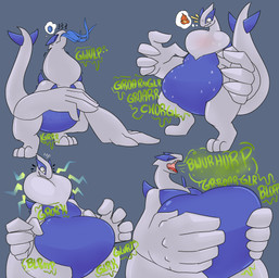 after_vore ambiguous_gender belly big_belly blue_belly digestion duo feral feral_pred grey_background hand_on_belly neck_bulge oral_vore rumbling_stomach simple_background text vore white_arms white_body wyntrovert nintendo pokemon generation_2_pokemon legendary_pokemon lugia pokemon_(species) 2026 english_text hi_res sequence