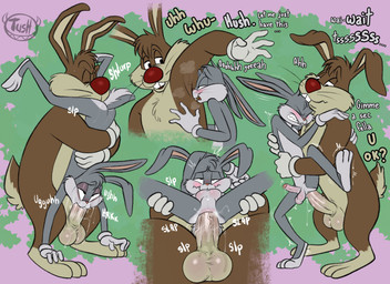 69_position anal anal_penetration anthro anus armpit_fetish armpit_sniffing balls blush bodily_fluids body_worship buckteeth clenched_teeth clothing dialogue duo erection eye_roll eyes_closed feet fellatio foreskin from_behind_position fur genital_fluids genitals gloves half-closed_eyes handwear holding_partner humanoid_genitalia humanoid_penis leaking_precum male male/male male_penetrated male_penetrating male_penetrating_male male_rimmed male_rimming male_rimming_male musk musk_worship musky_armpit narrowed_eyes nude open_mouth oral oral_penetration partially_retracted_foreskin penetration penile penile_penetration penis penis_in_ass precum precum_string red_nose rimming saliva saliva_on_penis sex simple_background size_difference sniffing spread_legs spreading standing standing_sex sweat sweatdrop tail teeth text tight_fit toes upside_down vein veiny_penis white_clothing white_gloves white_handwear tush_(artist) looney_tunes warner_brothers bugs_bunny lagomorph leporid mammal rabbit absurd_res digital_media_(artwork) english_text hi_res