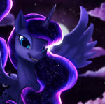 cosmic_hair cutie_mark ethereal_hair feathered_wings feathers female feral hair horn long_hair open_mouth outside pseudo_hair solo wings equum_amici starblaze25 friendship_is_magic hasbro my_little_pony mythology princess_luna_(mlp) equid equine mammal mythological_creature mythological_equine winged_unicorn 2017 animated no_sound short_playtime webm