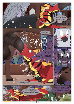 animal_genitalia animal_penis balls big_balls big_penis blush blush_lines bodily_fluids choker claws clothed clothing covering covering_crotch covering_erection covering_penis crying deep_throat detailed_background dialogue equine_genitalia equine_penis erection fellatio female female_feral female_penetrated feral feral_on_feral feral_penetrated feral_penetrating feral_penetrating_feral gagging genital_fluids genitals group horn huge_balls huge_penis jewelry larger_male long_neck makeup male male/female male_feral male_penetrating male_penetrating_female mascara neck_bulge necklace oral oral_penetration partially_clothed penetration penile penis precum running_makeup running_mascara sex size_difference smaller_penetrated tail tears text throbbing throbbing_penis torn_clothing wings creativeclaws mythology until_it_snaps avian dragon equid equine gryphon horse mammal mythological_avian mythological_creature mythological_scalie scalie absurd_res comic digital_media_(artwork) english_text hi_res meme