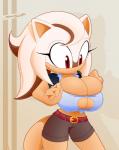 anthro big_breasts breast_expansion breasts bulging_breasts button_(fastener) cleavage cleavage_overflow clothed clothing dress_shirt expansion exposure_variation female fur red_eyes shirt solo straining_buttons topwear wardrobe_malfunction white_body white_fur slickehedge sega sonic_the_hedgehog_(series) fan_character phase_the_moonrat eulipotyphlan gymnure mammal digital_media_(artwork) hi_res portrait three-quarter_portrait