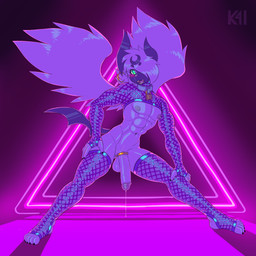 abs accessory anthro anthrofied big_penis blush blush_lines bodily_fluids circumcised clothing cock_ring collar dripping ear_piercing fur genital_fluids genitals green_eyes humanoid_genitalia humanoid_penis jewelry leaking_precum legwear lock looking_at_viewer male muscular nipples open_mouth penis penis_accessory penis_jewelry piercing pink_background pokemorph precum precum_drip simple_background solo stockings teeth_showing vein veiny_penis white_body white_fur wings pvt._keron nintendo pokemon generation_6_pokemon mega_absol mega_evolution pokemon_(species) 1:1 absurd_res hi_res