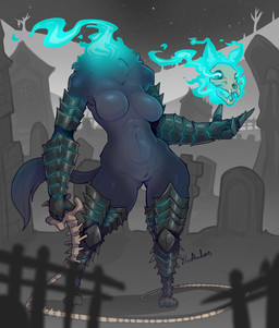 abs anthro biped breasts claws disembodied_head feet female fingers front_view fur navel nude nude_anthro nude_female solo standing tail teeth toes lluisabadias mythology canid canine mammal mythological_canine mythological_creature werecanid werecanine werecreature werewolf 2026 absurd_res digital_drawing_(artwork) digital_media_(artwork) hi_res