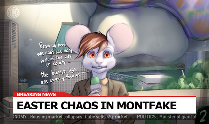 animal_genitalia anthro balls bodily_fluids bodypaint bridge city clothed clothing destruction duo dust_cloud easter_balls electronics extreme_size_difference fully_sheathed fur genitals giga hair holidays journalist landscape macro male micro_pov microphone musk musky_sheath news news_report news_reporter overlay painted_balls penis reporter river sheath size_difference skyline steam steaming_body sweat sweatdrop sweaty_balls sweaty_genitalia sweaty_legs sweaty_sheath text white_body white_fur conditional_dnp kolatti easter cauliflower_(newuser) kolatti_(kolatti) mammal mouse murid murine rodent english_text hi_res