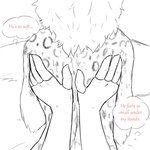 1:1 2024 anthro asinus back_focus bathing bovid bovine cattle comic digital_media_(artwork) donkey duo english_text equid equine felid fingers first_person_view hair hand_focus hi_res highland_cattle hybrid inner_monologue kawattame leopard male mammal merchant_lylo_(kawattame) monochrome nude pack_mule_(kawattame) pantherine rear_view simple_background size_difference snow_leopard text thought_bubble washing_back water wet wet_body