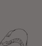 2016 2d_animation animated bodily_fluids dragon drooling evalion feral frame_by_frame gaping_mouth horn imminent_vore looking_at_viewer macro male monochrome mouth_shot mythological_creature mythological_scalie mythology open_mouth saliva scalie sharp_teeth short_playtime simple_background solo teeth tongue vore white_background