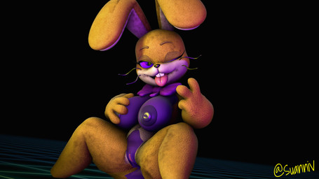 anthro areola biped breasts buckteeth clothing costume exposed_breasts female gesture grid_floor hand_gesture hand_on_breast looking_at_viewer nipples one_eye_closed presenting rabbit_ears solo spread_legs spreading teeth thick_thighs tongue tongue_out v_sign whiskers wink winking_at_viewer suanniv luiske476_(modeler) five_nights_at_freddy's five_nights_at_freddy's:_help_wanted five_nights_at_freddy's:_security_breach scottgames steel_wool_studios glitchtrap 16:9 3d_(artwork) digital_media_(artwork) hi_res source_filmmaker_(artwork) widescreen