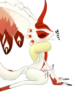anthro antlers biped black_fingernails black_nails black_sclera bodily_fluids chest_tuft colored_nails countershade_torso countershading cum cum_from_mouth cum_in_mouth cum_inside cumshot digitigrade disembodied_penis duo ejaculation erection fellatio fingernails fluffy fluffy_tail fur genital_fluids genitals hands-free head_wings heart_symbol horn huge_wings kneeling_oral_position male male/male male_anthro mostly_offscreen_male mouthless multicolored_body multicolored_fur nails narrowed_eyes neck_tuft oral oral_orgasm oral_penetration orgasm penetration penile penis penis_in_mouth pink_penis pupils red_body red_fur saliva saliva_on_penis sex side_view simple_background tail tan_body tan_fur tapering_penis text tremble_spikes tuft unusual_wing_placement white_background white_body white_fur white_pupils wings ahab_null kirby_(series) kirby_and_the_forgotten_land nintendo chaos_elfilis alien chinchilla chinchillid mammal rodent starling_(kirby) 2022 3:4 digital_drawing_(artwork) digital_media_(artwork) hi_res japanese_description japanese_text