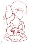 anthro belly big_belly duo female forced genitals kemono pussy rape sex simple_background tentacle_rape tentacle_sex tentacles white_background connaugh dragon_village domestic_cat felid feline felis god_dragon mammal tentacle_creature hi_res monochrome red_and_white