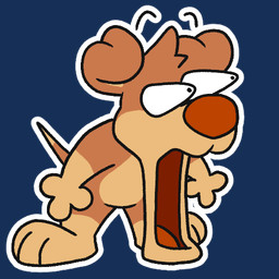 anthro chibi eyes_popping_out featureless_crotch jaw_drop jaw_on_ground male nude outline simple_background solo sticker toony transparent_background doodledoggy awooga_(meme) doodle_(doodledoggy) beagle canid canine canis domestic_dog hunting_dog mammal scent_hound 1:1 alpha_channel flat_colors adult_(lore)