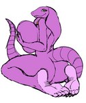 5_toes anthro anthrofied arbok big_breasts big_feet breasts butt feet female foot_ninja15 generation_1_pokemon hand_on_own_breast hi_res holding_breast huge_breasts humanoid humanoid_feet kneeling nintendo nude plantigrade pokemon pokemon_(species) pokemorph reptile scalie sebrina_arbok sketch snake soles solo toes unfinished wrinkled_feet wrinkles