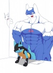 abs allantw2002 biceps cub eyewear huge_muscles hyper latios legendary_pokémon lucario lugia male muscles nintendo nude pecs plain_background pokémon ridiculous_fit size_difference teacher toned video_games white_background young
Rating: Explicit
Score: 7
User: cat2001
Date: April 18, 2013