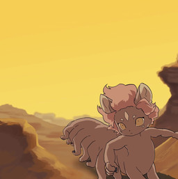 4_fingers ambiguous_gender anthro attack attacking_viewer brown_body desert fingers hair jumping multi_leg multi_limb navel nude outside pawpads solo jam_uo mammal 2023 animated hi_res no_sound short_playtime video