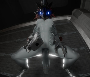 3_fingers anthro arm_feathers arm_tuft armor avian_caruncle balls big_penis black_glans black_penis blue_eyes breasts claws crossgender digitigrade feather_hair feathered_crest feathers finger_claws fingers flaccid genitals glans glistening glistening_body glistening_breasts glistening_chest glistening_genitalia glistening_legs glistening_penis glistening_scales glistening_skin glistening_thighs glowing glowing_eyes grey_body grey_scales gun gynomorph handgun head_crest headgear headgear_only helmet helmet_only holding_gun holding_handgun holding_object holding_pistol holding_ranged_weapon holding_weapon humanoid_genitalia humanoid_penis intersex low-angle_view mostly_nude mtg_crossgender mti_crossgender nipples non-mammal_balls non-mammal_breasts non-mammal_nipples nude penis pistol pointing_gun_at_viewer pseudo_hair ranged_weapon red_body red_feathers scales solo tuft weapon synca pickle_juice_(modeler) halo_(series) microsoft xbox_game_studios blackwatch alien avian kig-yar scalie t'vaoan 3d_(artwork) colored digital_media_(artwork) hi_res