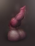 animal_genitalia balls bodily_fluids body_hair genital_fluids genital_shot genitals hairy_balls knot male musk penile_spines penis penis_shot pink_penis precum sheath simple_background vein veiny_penis shmallow mythology jake_(hellriderer) avian gryphon mythological_avian mythological_creature 3:4 absurd_res hi_res